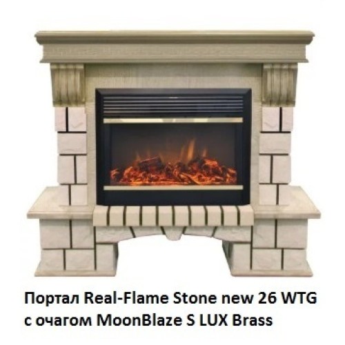 Электрокамин RealFlame MoonBlaze S LUX Brass 