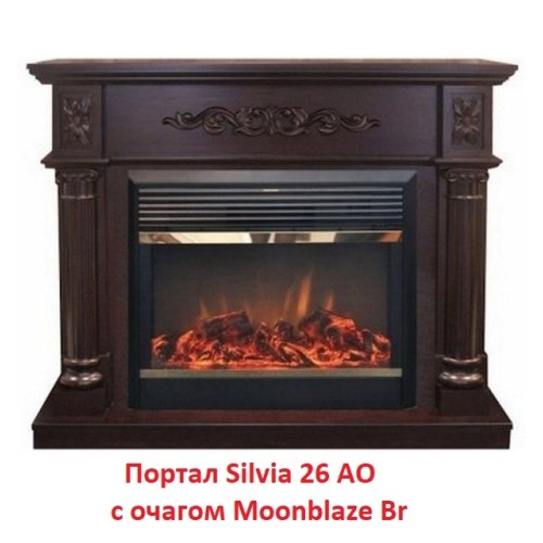 Электрокамин RealFlame MoonBlaze S LUX Brass 