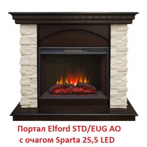 Электрокамин RealFlame Sparta 25,5 LED 