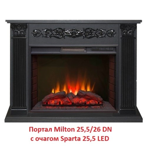 Электрокамин RealFlame Sparta 25,5 LED 