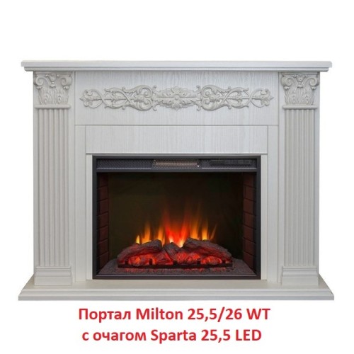 Электрокамин RealFlame Sparta 25,5 LED 