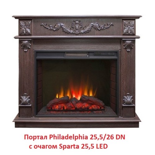 Электрокамин RealFlame Sparta 25,5 LED 