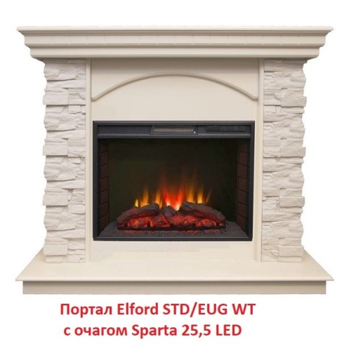 Электрокамин RealFlame Sparta 25,5 LED 
