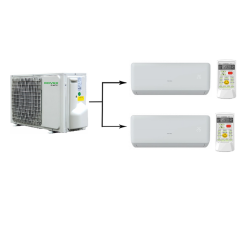 Наружный блок мультисплит системы Rovex 2M18UIHA1/RS-M09IHA1*2