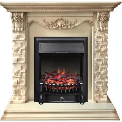 Каминокомплект Royal Flame Adriana c очагом Fobos FX Black/Brass
