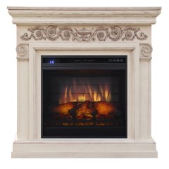 Каминокомплект Royal Flame Athena с очагом Vision 23 EF LED 3 D FX (Слоновая кость с патиной)