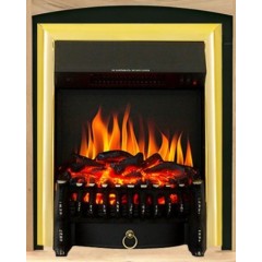 Каминокомплект Royal Flame Barcelona дуб золотой с очагом Fobos FX Black/Brass