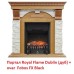 Электрокамин Royal Flame Dublin арочный сланец белый под очаг Majestic FX / Fobos FX 