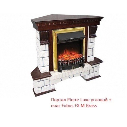Электрокамин Royal Flame Fobos FX M Brass/Black 