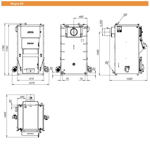 Котел полуавтоматический ZOTA Magna 80