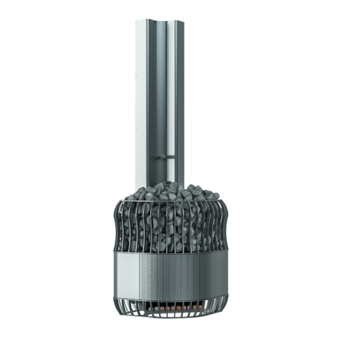 Электрокамин SAUNUM PROFESSIONAL угловая 12KW (нерж.) 