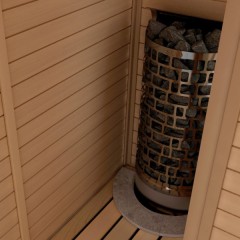 Электрокамин SAWO ARI3-45Ni2-WL-P