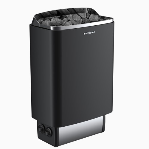 Электрокамин SENTIOTEC 100 series, black, 8 кВт