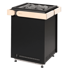 Электрокамин SENTIOTEC Concept R Black, 10.5 кВт
