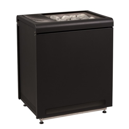 Электрокамин SENTIOTEC Concept R combi, чёрная, 9.0 кВт 