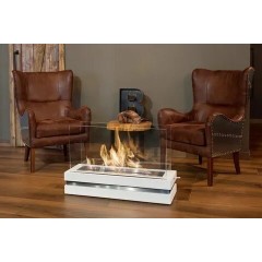 Напольный биокамин Silver Smith FAME AVE 700 WHITE