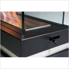 Напольный биокамин Silver Smith FAME AVE BLACK