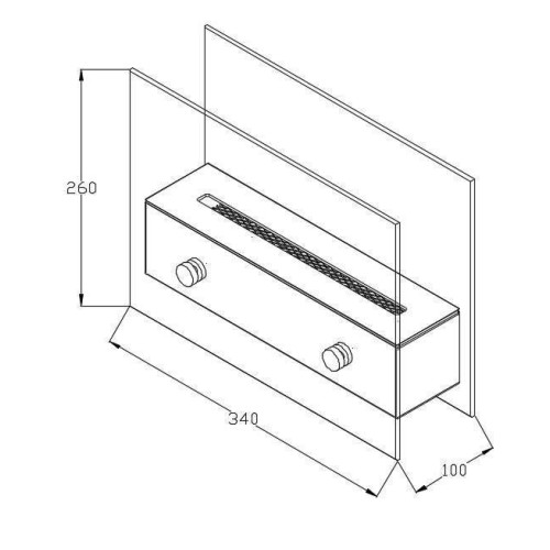 Настольный биокамин Silver Smith JACK 