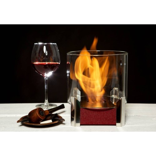 Настольный биокамин Silver Smith MINI 1 PREMIUM Red 