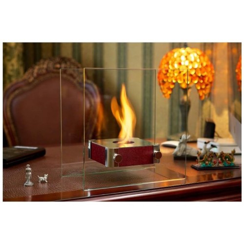 Настольный биокамин Silver Smith MINI 3 PREMIUM Red 