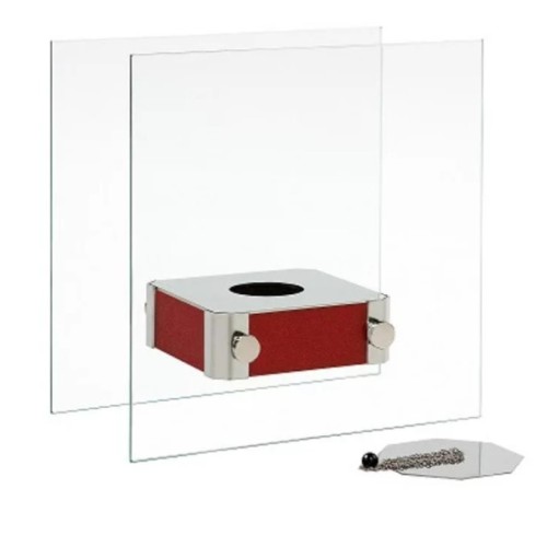 Настольный биокамин Silver Smith MINI 3 PREMIUM Red 