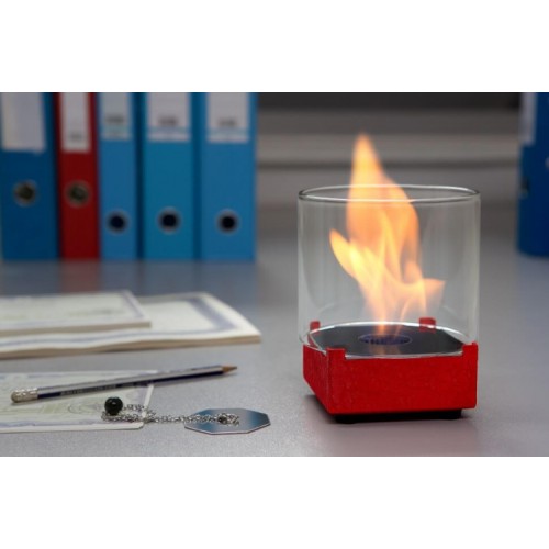 Настольный биокамин Silver Smith NANO 1 PREMIUM Red 