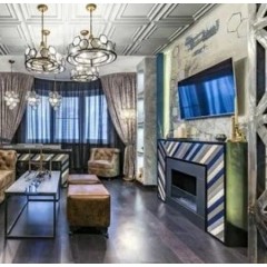 Напольный биокамин Silver Smith PORTAL LUX 2 Glass