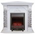 Электрокамин RealFlame Athena Corner GR STD/EUG/24 WT с очагом Fobos s Lux BL/BR, Majestic s Lux BL/BR