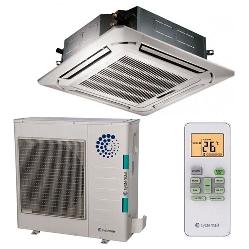 Кассетный кондиционер Systemair SYSPLIT CASSETTE 36 HP R 