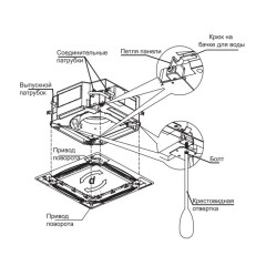 Внутренний блок VRF системы Systemair SYSVRF2 CASSETTE 160 Q