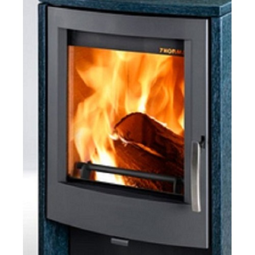 Дровяная печь THORMA ALVESTA II, серая/речной камень 