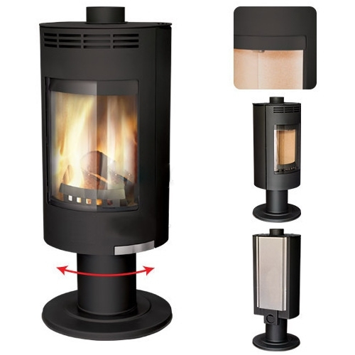 Дровяная печь THORMA ANDORRA II Exclusive, черная 