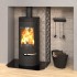 Дровяная печь THORMA ANDORRA II, черная 