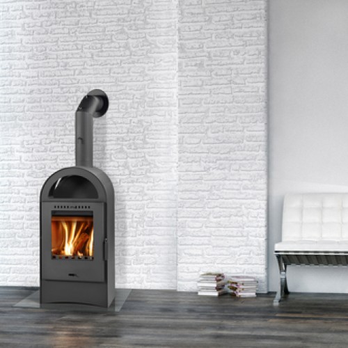 Дровяная печь THORMA BASEL II, черная 