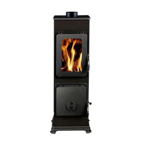 Дровяная печь THORMA BOZEN b TOP, черная 