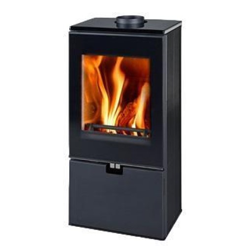 Дровяная печь THORMA CREMONA TOP, черная/черная керамика 