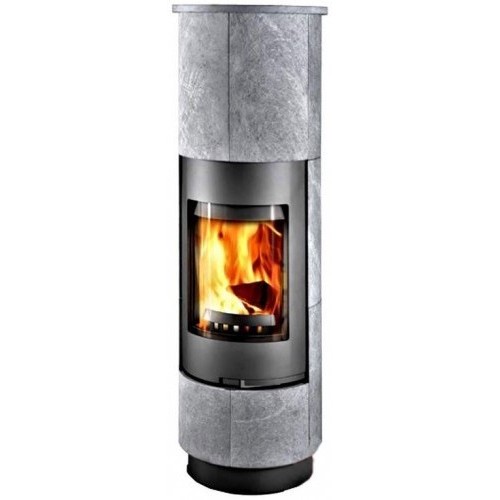 Дровяная печь THORMA DELIA Serpentino, черная 