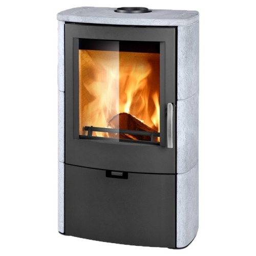 Дровяная печь THORMA FALUN, серая/стеатит 