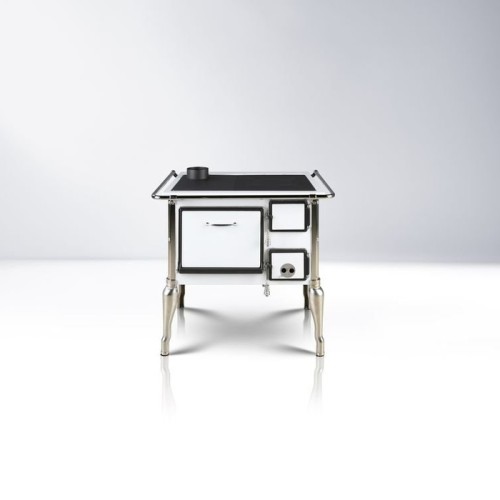 Дровяная печь THORMA FIKO 70 NOSTALGIA H, левая, белая 