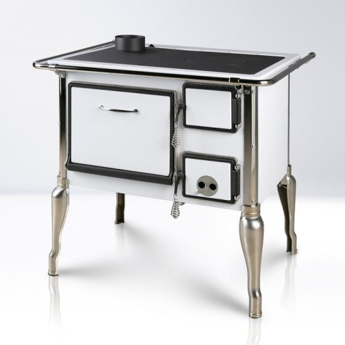 Дровяная печь THORMA FIKO 70 NOSTALGIA H, левая, белая 