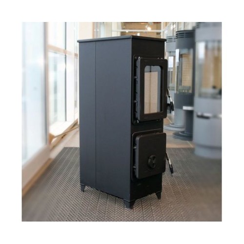 Дровяная печь THORMA FLENSBURG, черная, эмалированная 