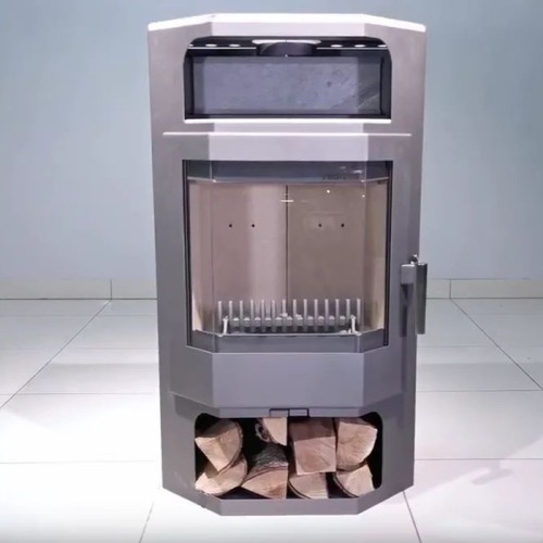 Дровяная печь THORMA FRANKFURT, серая 