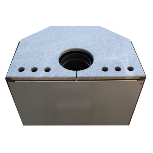 Дровяная печь THORMA FRANKFURT, серая 