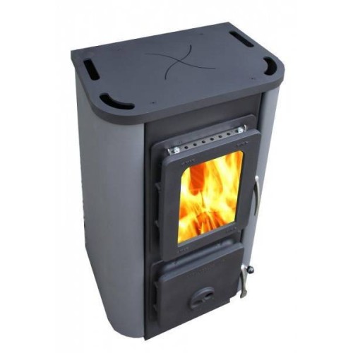 Дровяная печь THORMA MERANO AT, черная/серая 