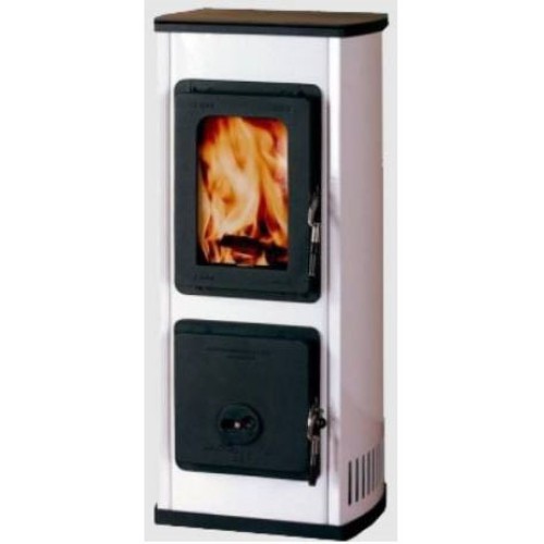 Дровяная печь THORMA MILANO II AT TERMOPLATE, белая 
