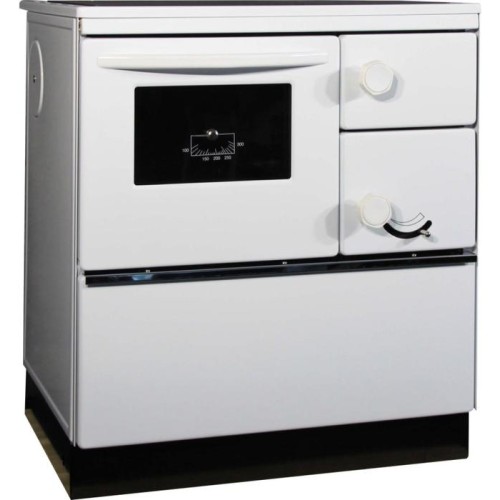 Дровяная печь THORMA OKONOM75/FIKO DELUXE, левая, белая 