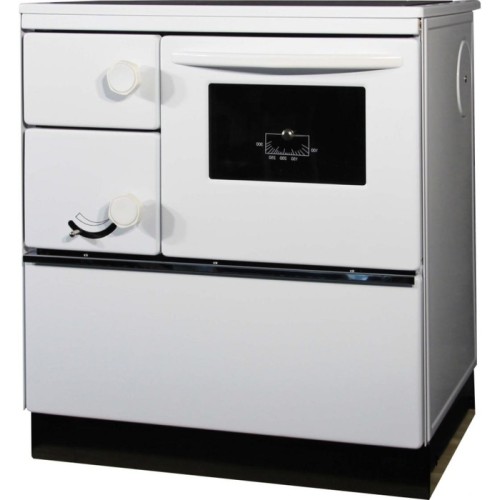 Дровяная печь THORMA OKONOM75/FIKO DELUXE, правая, белая 