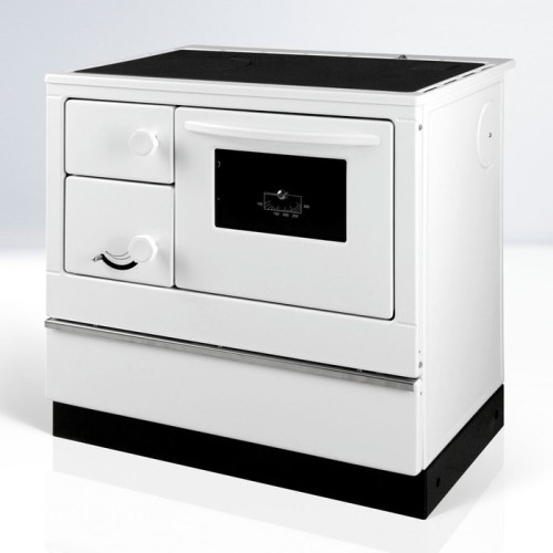 Дровяная печь THORMA OKONOM 85/FIKO DELUXE, левая, белая 