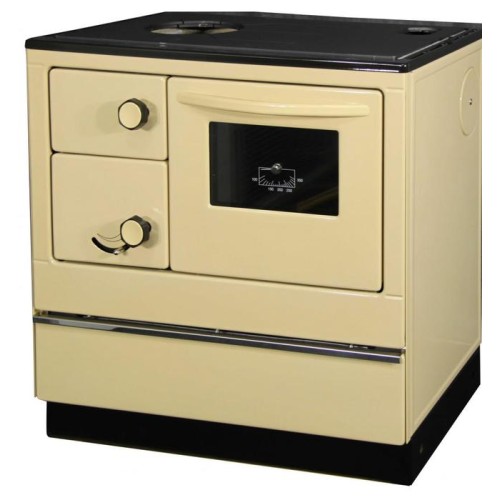 Дровяная печь THORMA OKONOM 85/FIKO DELUXE, левая, бежевая 