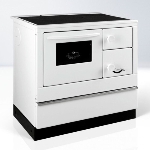 Дровяная печь THORMA OKONOM 85/FIKO DELUXE, правая, белая 